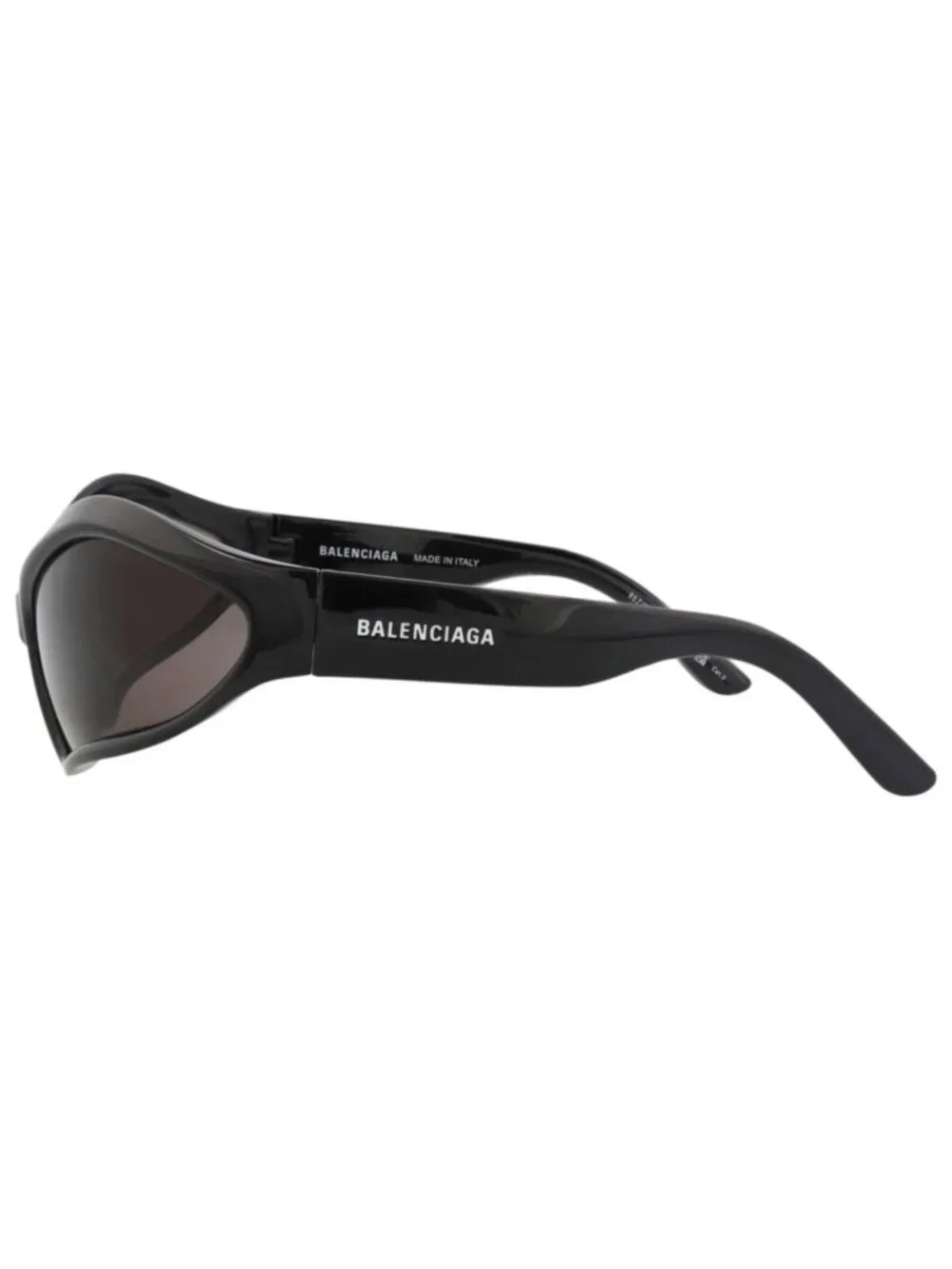 New Balenciaga Women's Sunglasses Shield Wrap Bio Injection Frame Unisex Black